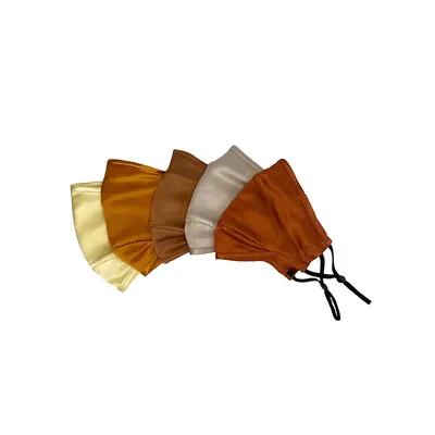 Triple Layer Silk Face Mask Sunset Collection