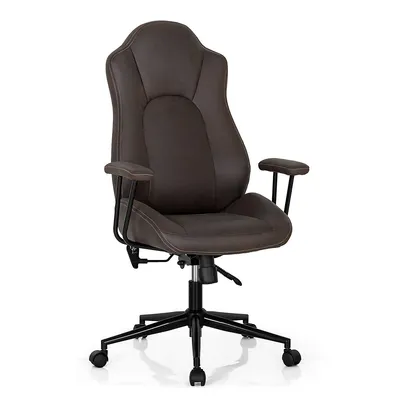 High Back Ex Ecutive Office Chair Adjustable Reclining Task Chair Armrest