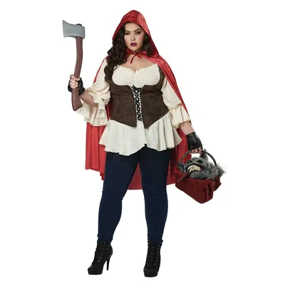 Red Riding Hood Woman Plus Costume