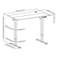 Electric Sit-stand Height Adjustable All-in-one Standing Desk (included Table Top)