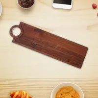 Acacia Wood Rect. Serving Tray With Handle