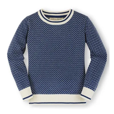 Boys Crew Neck Pullover Sweater