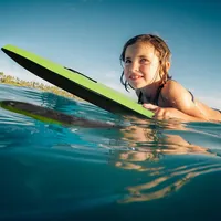 41''/37'' Super Lightweight Bodyboard Surfing W/leash Eps Core Boarding Ixpe Green
