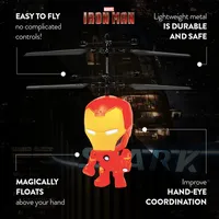 Marvel Licensed Iron Man 3.5 Inch Flying Figure Ir Ufo Big Head Helicopter