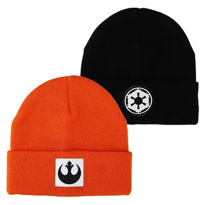 Star Wars Empire Rebellion Symbol 2 Pack Beanie Set