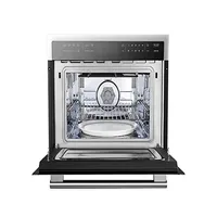 Forno 24" Inch. Built-in Microwave Oven With Touch Control Button - 1.6 Cubic Feet Electric Oven - Stainless Steel Convection Oven With Smart Sensor - FMWDR3093-24