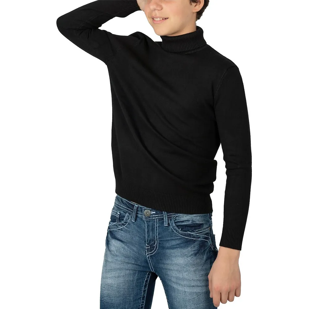 Boy's Premium Core Turle Neck Sweater