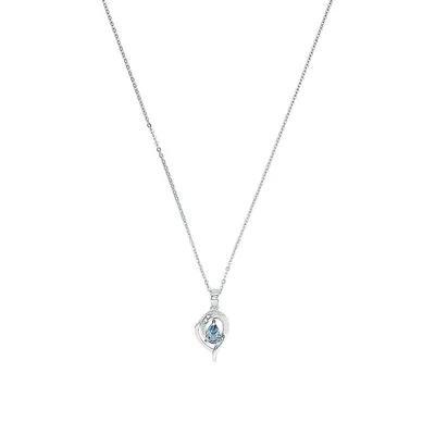 Chain With Pendant For Women, Silver 925
