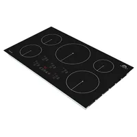 Bezozzo 36 Inch Induction Cooktop, 240v Electric Smoothtop With 5 Boost Burner - Drop-in Glass Electric Stove Top With Timer, Child Safety Lock And Sensor Touch Control - FCTIN0539-36