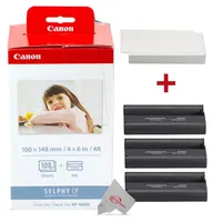 Two Kp-108in Selphy Color Ink 4x6 Paper Set 3115b001 For Selphy Cp910 Cp900