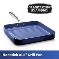 Diamond 10.5 Inch Non-Stick Grill Pan