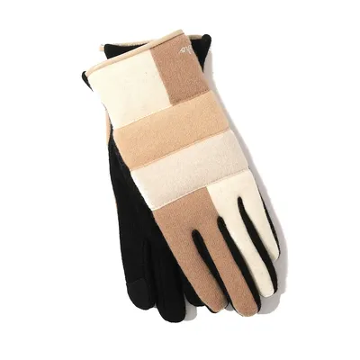 Wool Blend Patchwork Glove