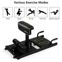 8-in-1 Multifunction Squat Machine Deep Sissy Squat Home Gym Fitness Ab Trainer