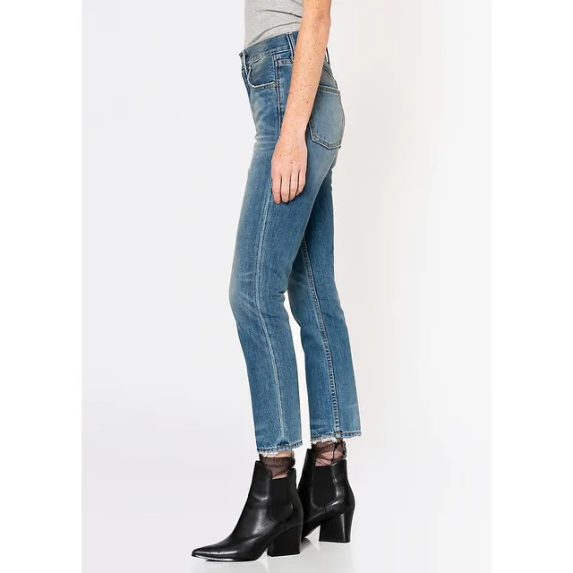 Eve High Rise Crop Slim Straight