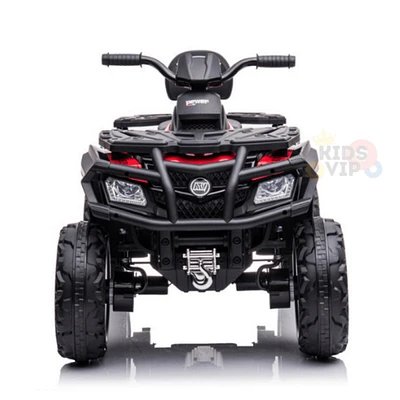 Upgraded Titan 24v 4×4 Edition Ride-on Quad Atv W/ Rubber Tires, Leather Seat For Big Kids