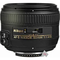 Af-s Nikkor 50mm F/1.4g Lens + Uv Filter + Tulip Lens Hood + Case + Cleaning Accessory Kit
