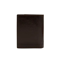 Leather Card Holder Wallet Rfid Secure