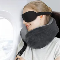 Memory Foam Neck Pillow Breathable Comfortable Travel Pillow