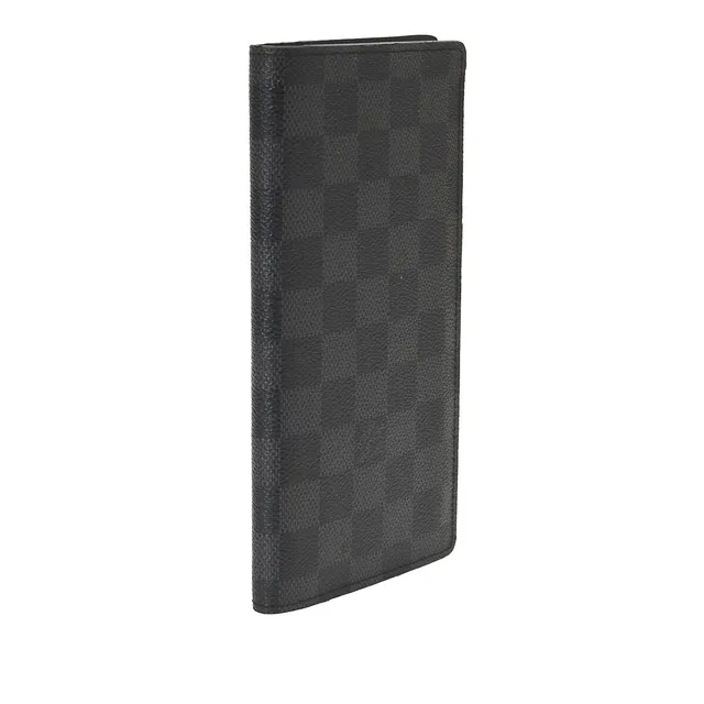 Louis Vuitton Louis Vuitton Ebene Monogram Mini Lin Bifold Long