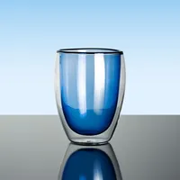 Double Wall Glass Cup Set Of 2