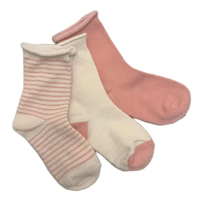 3-pack Organic Baby Socks - (fits Sizes 1-3, 12-24 Months)