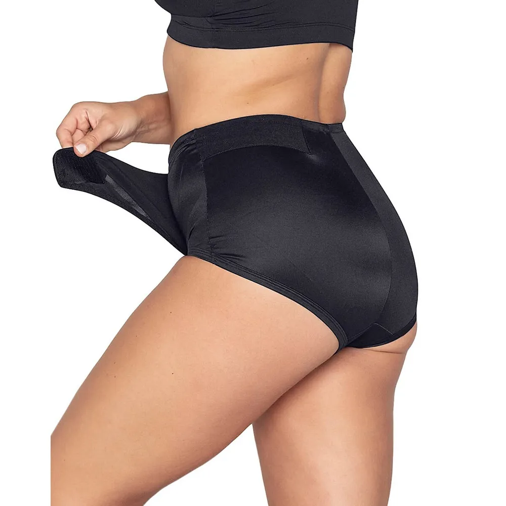 Leonisa Firm Compression Postpartum Panty With Adjustable Belly Wrap