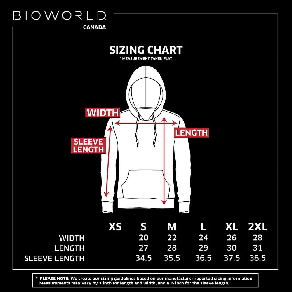 Bioworld Kids Dragon Ball Z Characters Hoodie