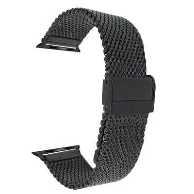 Adjustable Mesh Watch Band, Thick Milanese Strap For Apple Series 9/8/7/6/5/4/3/2/1, Se & Ultra