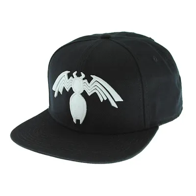 Marvel Venom Embroidered Spider Logo Snapback Hat