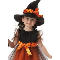 Orange Witch Girls Costume