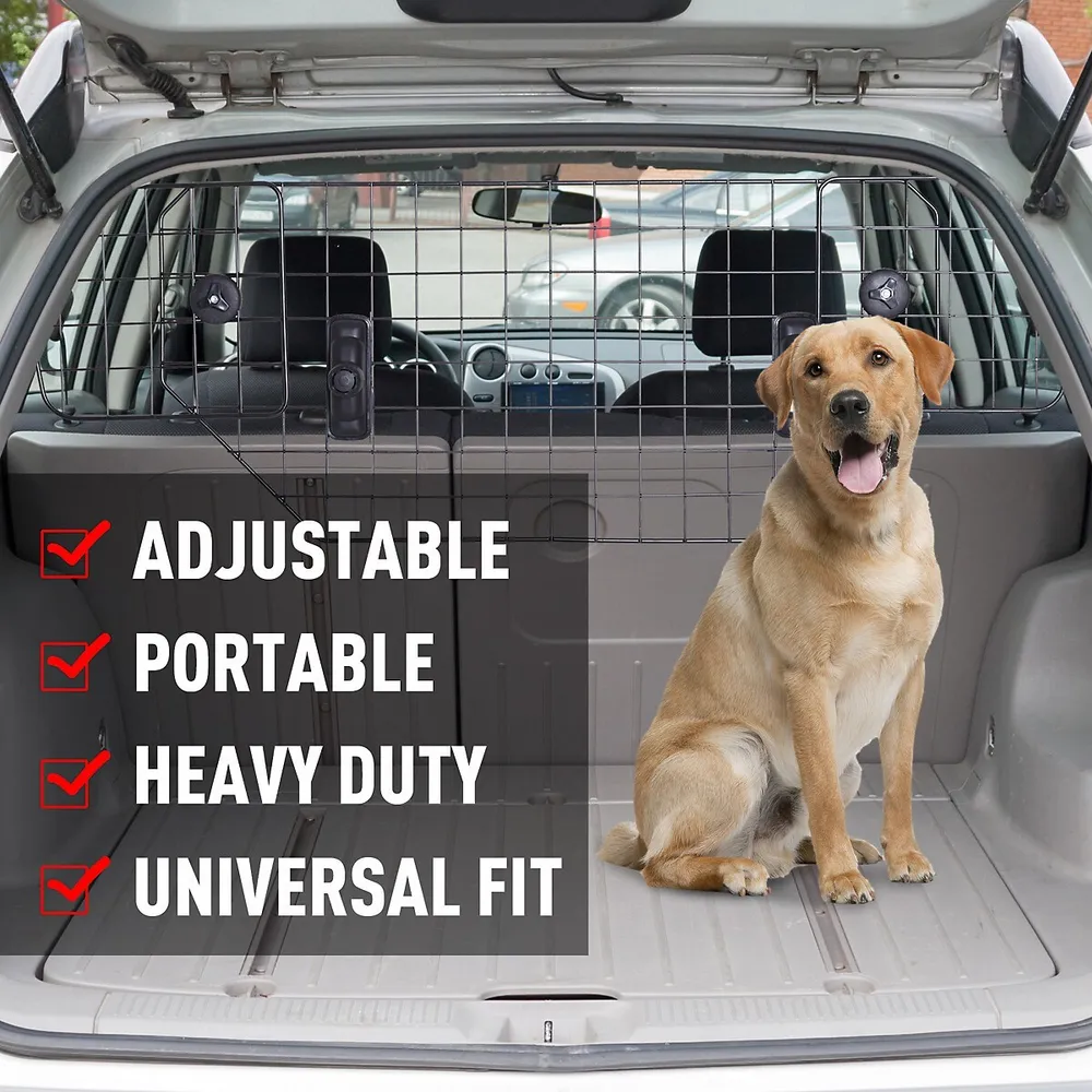 Vehicle Pet Barrier Adjustable Dog Fence