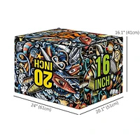 3-in-1 Soft Plyo Box Jump Box, 24" X 20" X 16"
