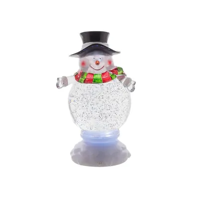 Snowman Led Snow Globe