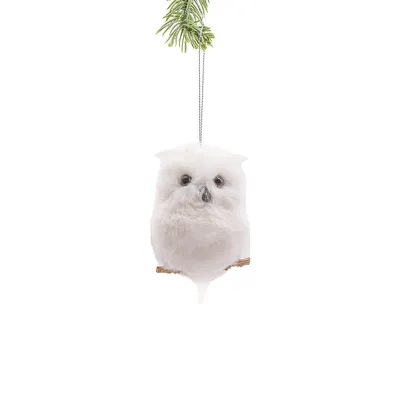 Hanging Owl Ornament (pack Of 4)