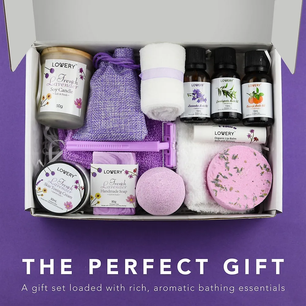 French Lavender Handmade Gift Box, 18 Piece