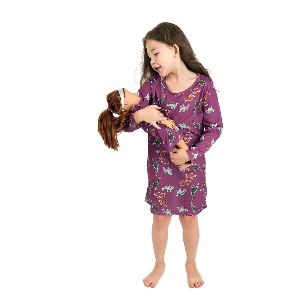 Girls Nightgown With Matching Doll Nightgown Savings