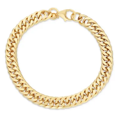 18kt Gold Plated Cuban Link Bracelet