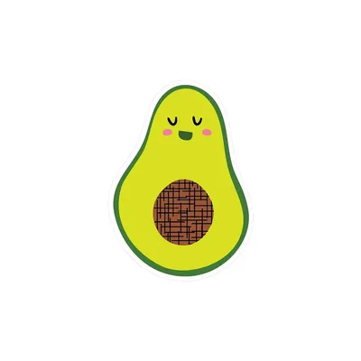 Vinyl Sticker: Avocado