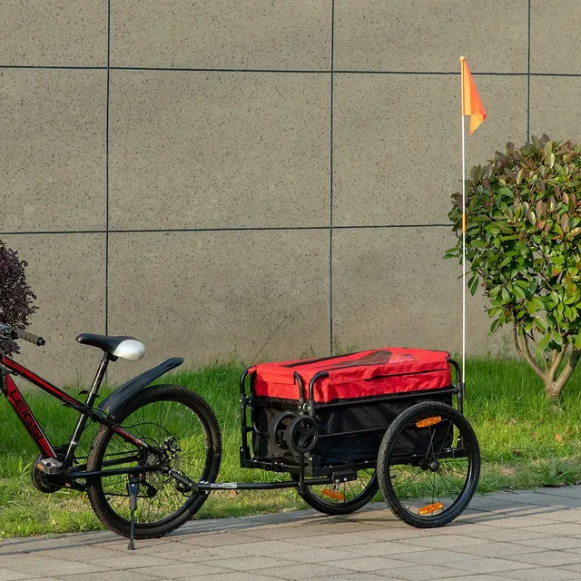 aosom bike cargo trailer