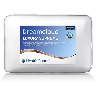 Dreamcloud Luxury Supreme Poly Filled With Gussetted Shell Standard Pillow