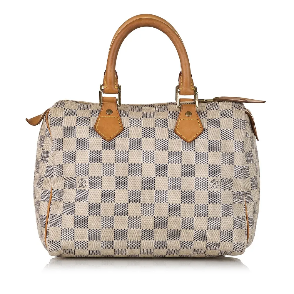  Louis Vuitton, Pre-Loved Damier Azur Speedy