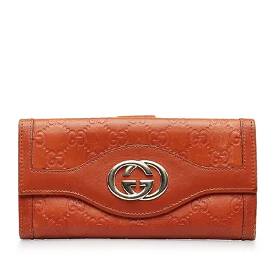Pre-loved Guccissima Long Wallet