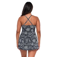 Women's Fanfare Seagrass Texture Sienna Swim Dress Beachwear