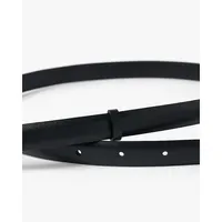 Ls Clasp Leather Skinny Belt