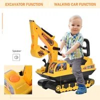 Kids Construction Car Yellow