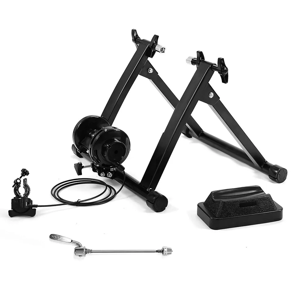 Costway Magnetic Indoor Bicycle Bike Trainer Exercise Stand 8 Levels Of Resistance