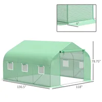 Greenhouse Replacement Cover, Green