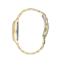 Ladies Lc07393.110 3 Hand Yellow Gold Watch With A Yellow Gold Metal Band And A Yellow Gold Dial