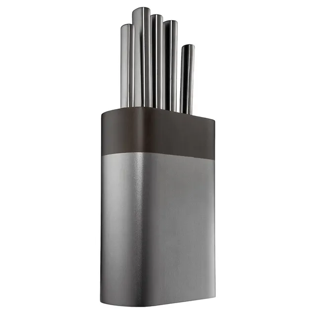 Power A Damashiro 7-Piece Kin Knife Block Set in Stainless Steel