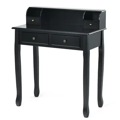 Writing Desk Makeup Vanity Table Home Office Computer 4 Drawer